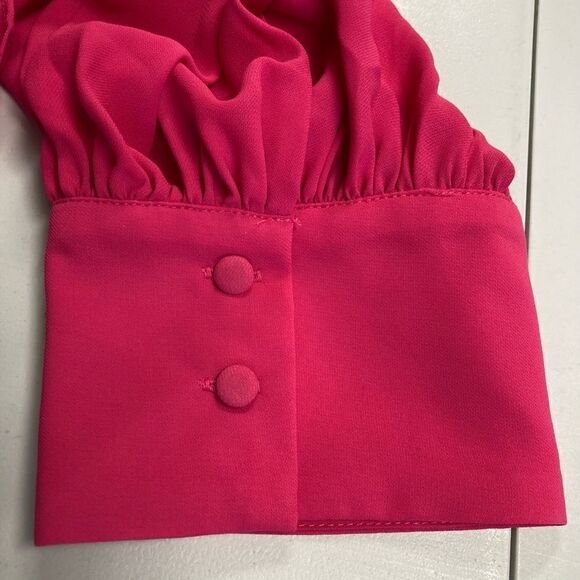 ELOQUII Sheer Tunic Top Pink Size 28Machine Wash 100% Polyester New without tags - Picture 12 of 12